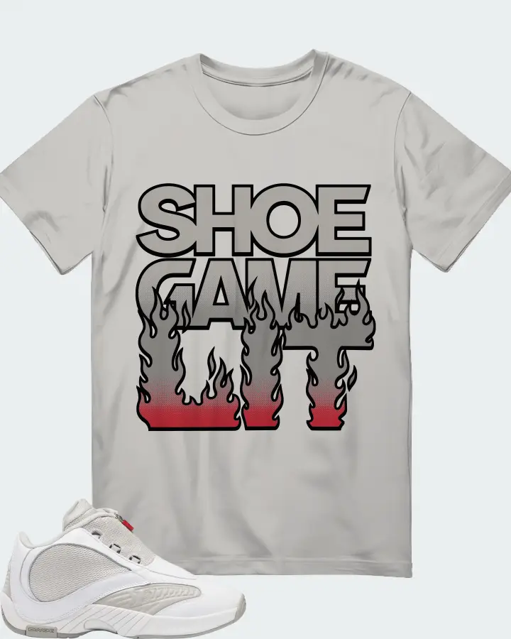 Reebok Answer IV Sneaker Matching Gildan T-Shirt - Shoe Game Lit Refreshed