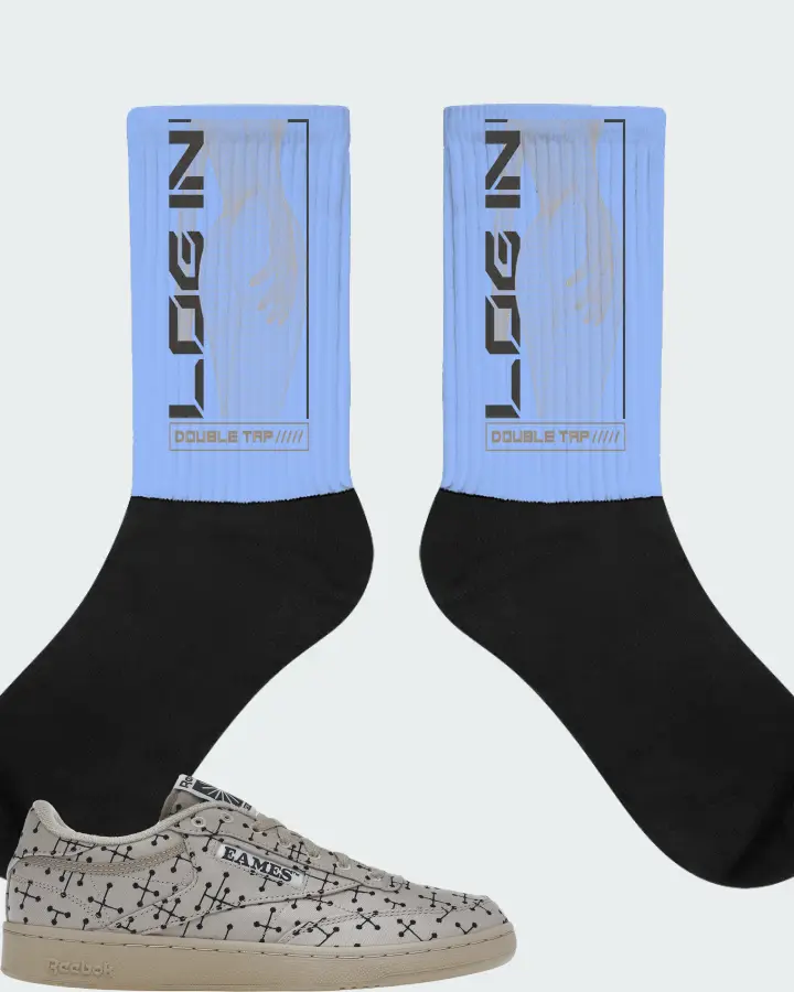 Socks in Carolina Blue