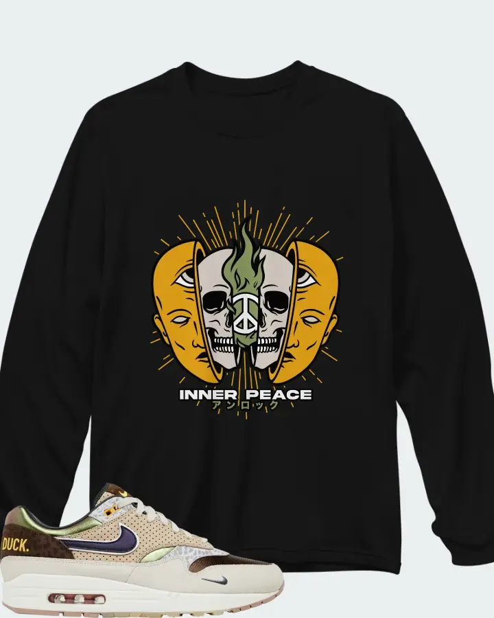 Nike Air Max 1 '87 Premium University of Oregon PE Matching Long Sleeve T-Shirt