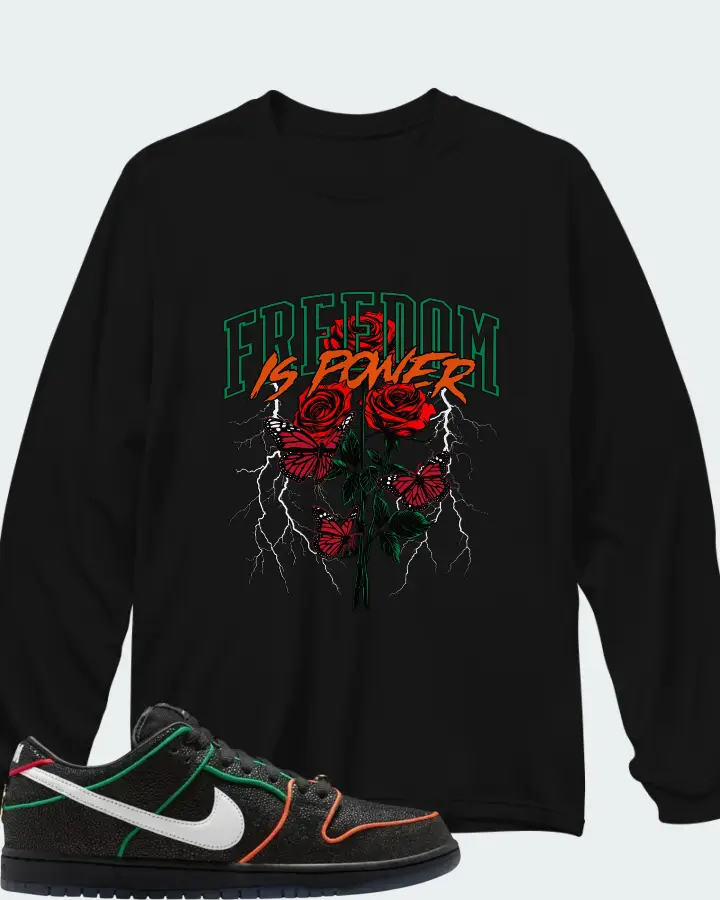 Bronx Girls Skate x Nike Dunk Low SB Mel & Kava Matching Long Sleeve T-Shirt