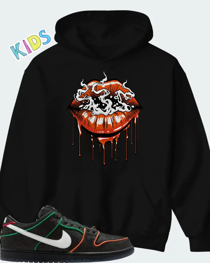Bronx Girls Skate x Nike Dunk Low SB Mel & Kava Matching Kid's Hoodie