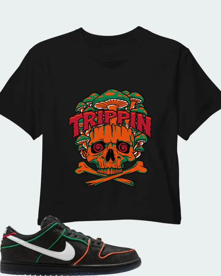 Bronx Girls Skate x Nike Dunk Low SB Mel & Kava Matching Crop Top