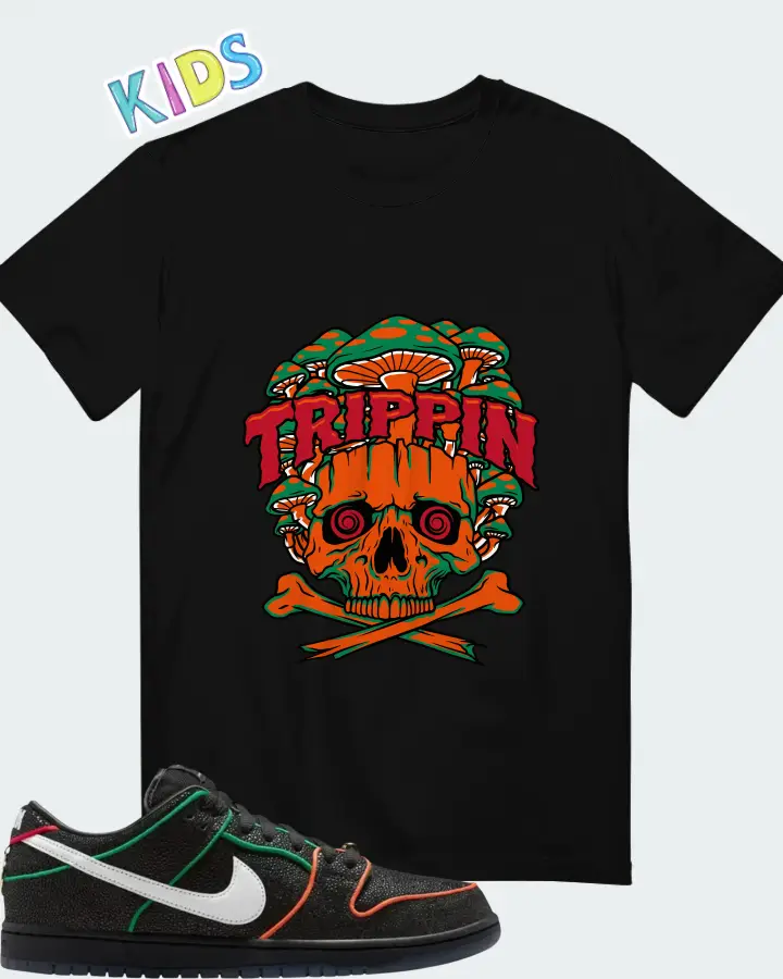 Bronx Girls Skate x Nike Dunk Low SB Mel & Kava Matching Kid's T-Shirt