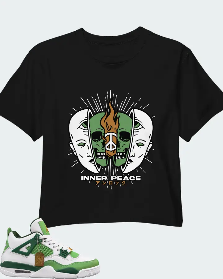 Air Jordan 4 Green Matching Crop Top