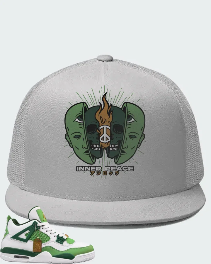 Air Jordan 4 Green Matching Hat