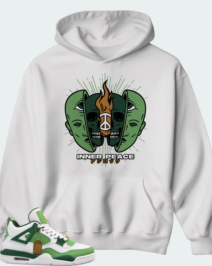 Air Jordan 4 Green Matching Hoodie