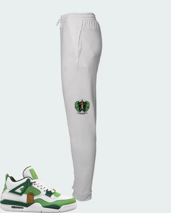 Air Jordan 4 Green Matching Joggers