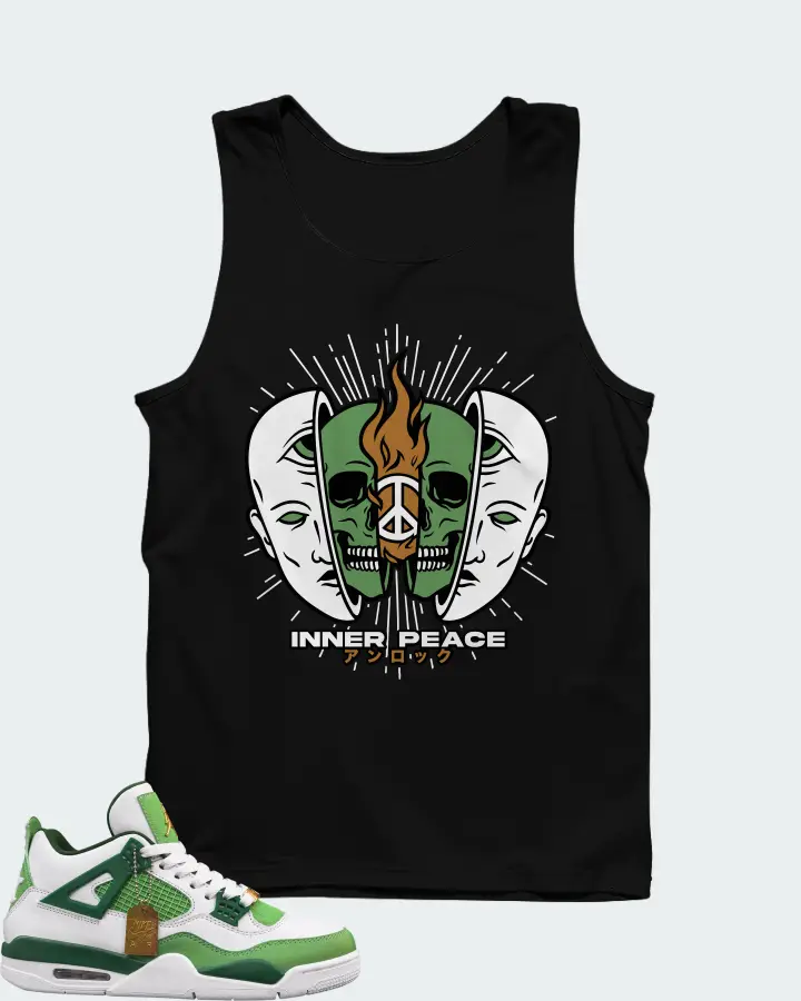 Air Jordan 4 Green Matching Tank Top