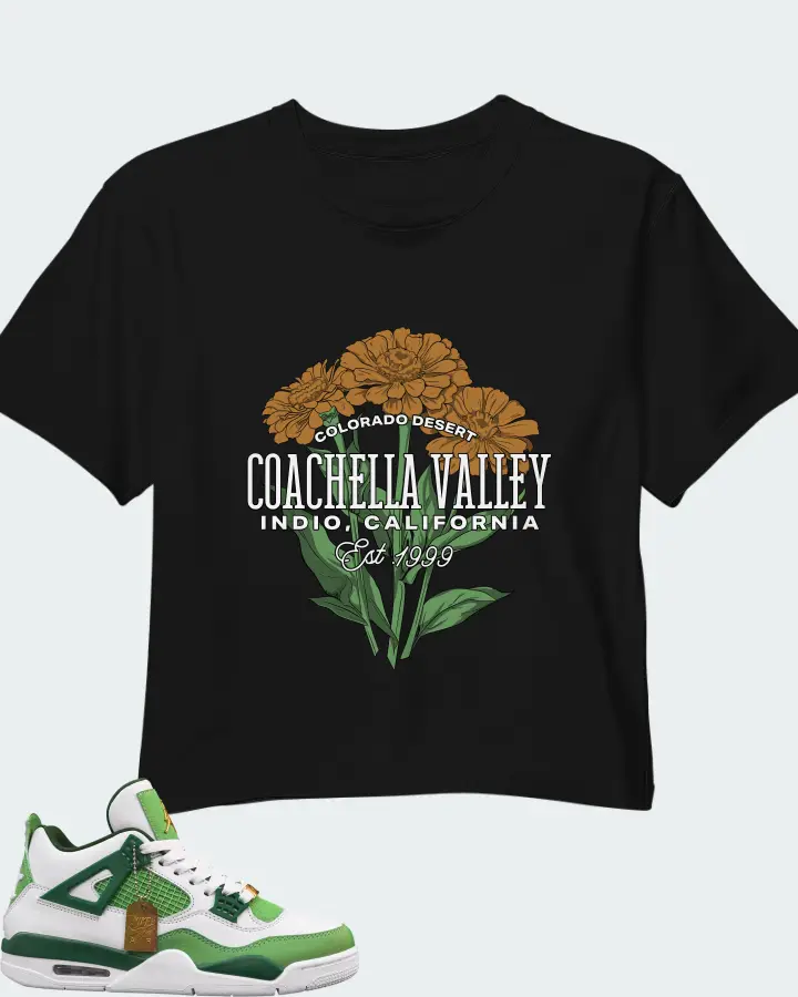 Air Jordan 4 Green Matching Crop Top