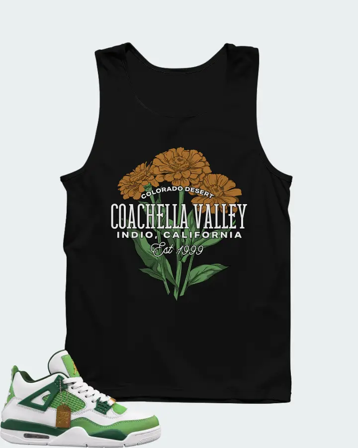 Air Jordan 4 Green Matching Tank Top