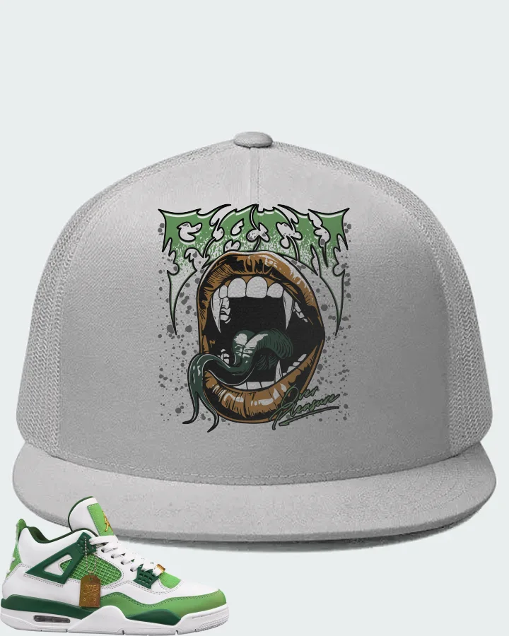 Air Jordan 4 Green Matching Hat