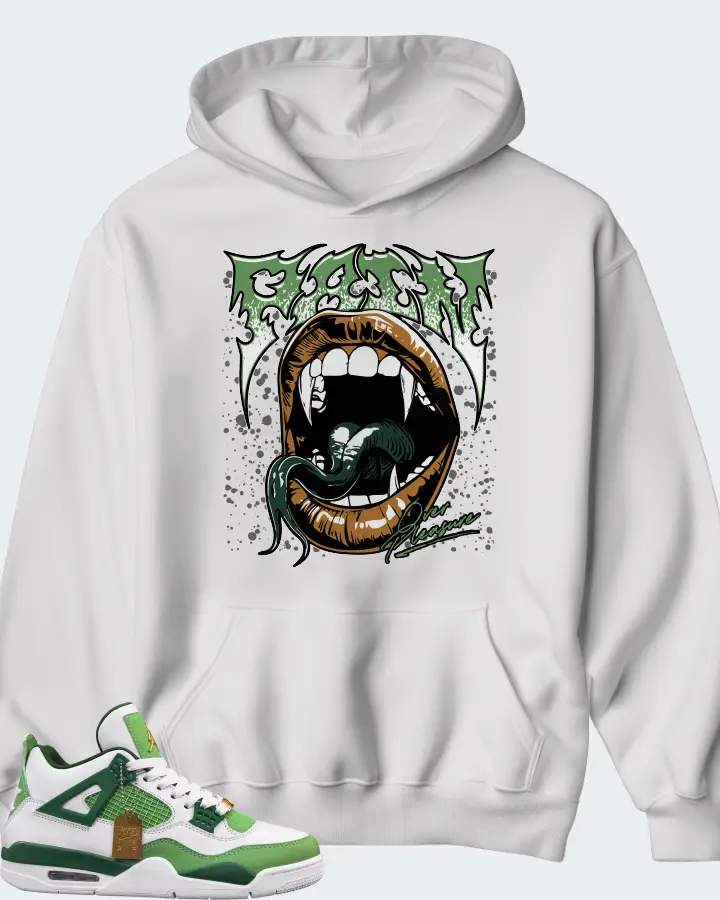 Air Jordan 4 Green Matching Hoodie