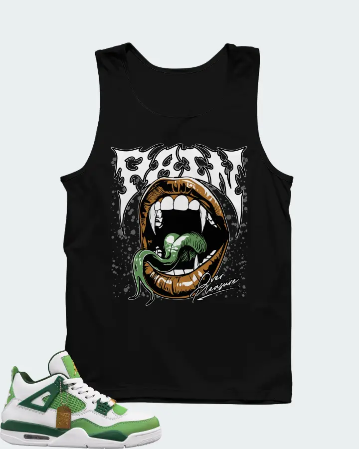 Air Jordan 4 Green Matching Tank Top