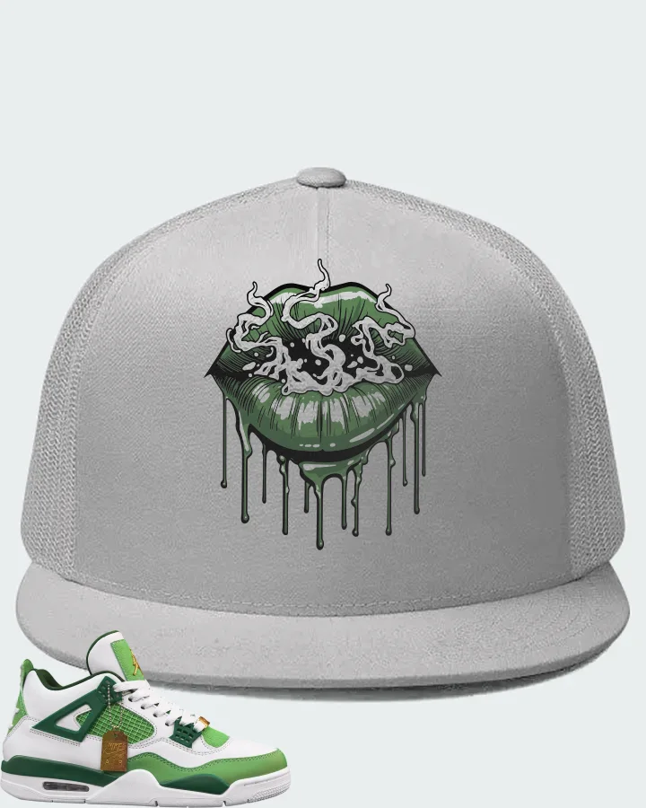 Air Jordan 4 Green Matching Hat