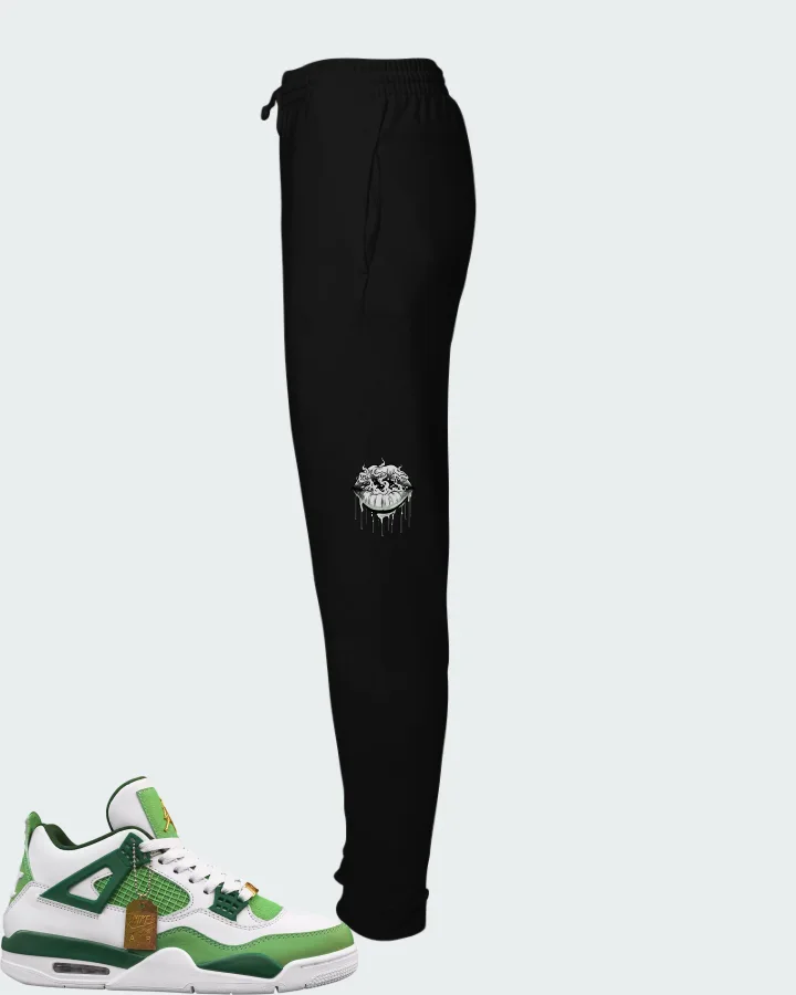 Air Jordan 4 Green Matching Joggers