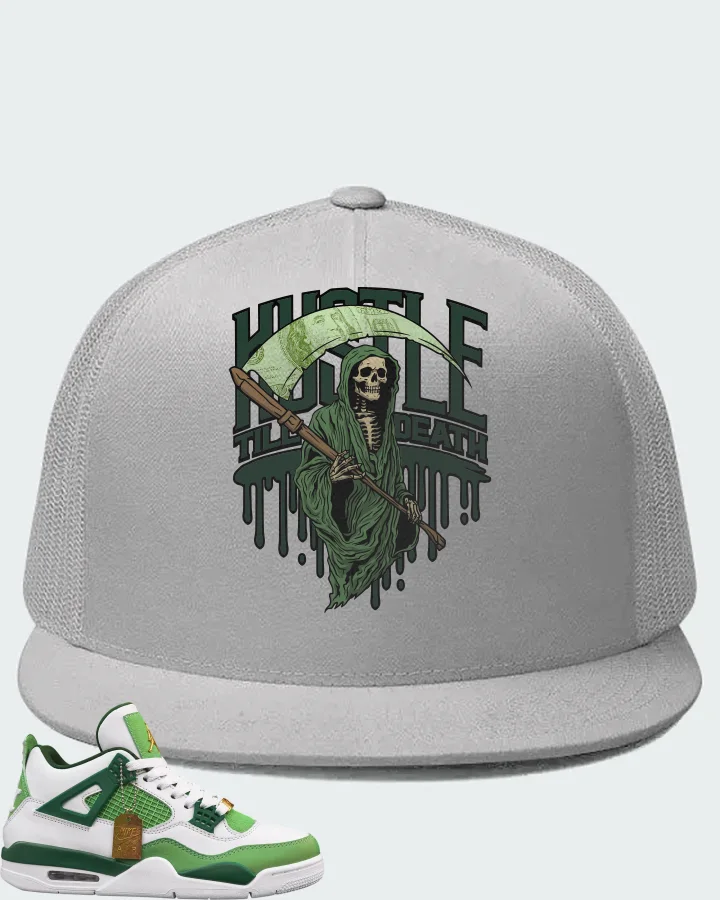 Air Jordan 4 Green Matching Hat