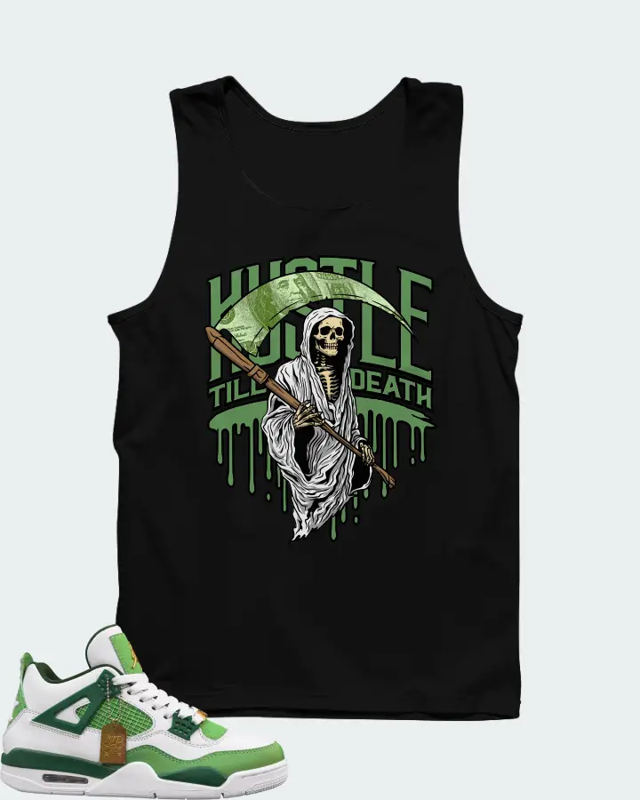 Air Jordan 4 Green Matching Tank Top