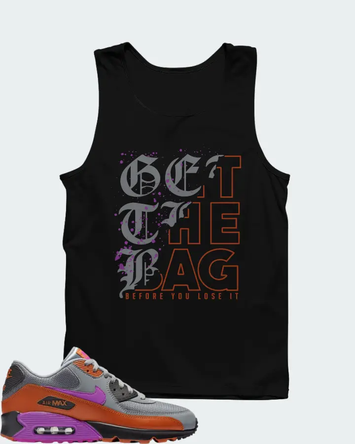 Nike Air Max 90 Cool Grey Dark Russet Matching Tank Top