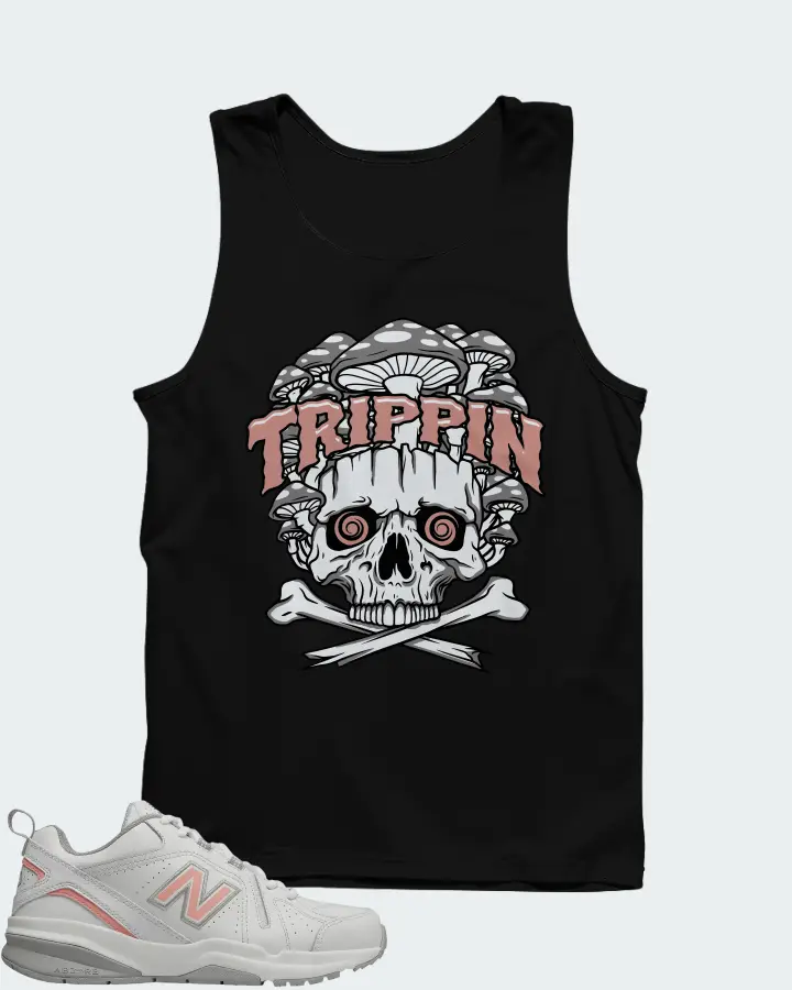 New Balance White Pink Matching Tank Top