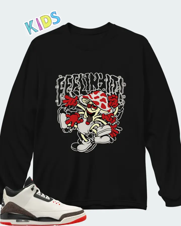 Air Jordan 3 Retro World’s Best Dad Matching Kid's Long Sleeve T-Shirt