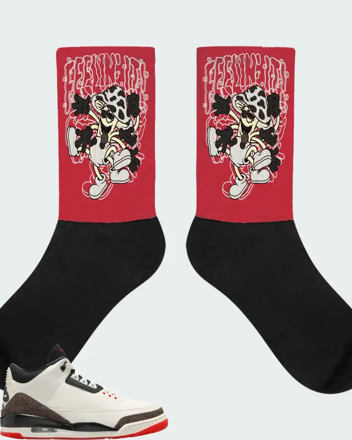 Air Jordan 3 Retro World’s Best Dad Matching Socks
