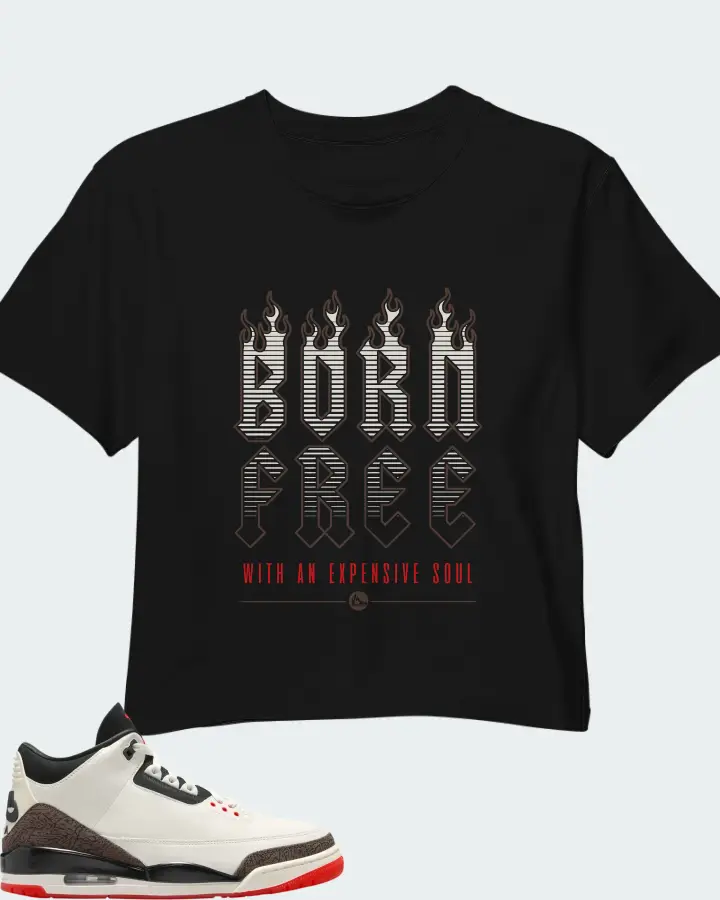 Air Jordan 3 Retro World’s Best Dad Matching Crop Top
