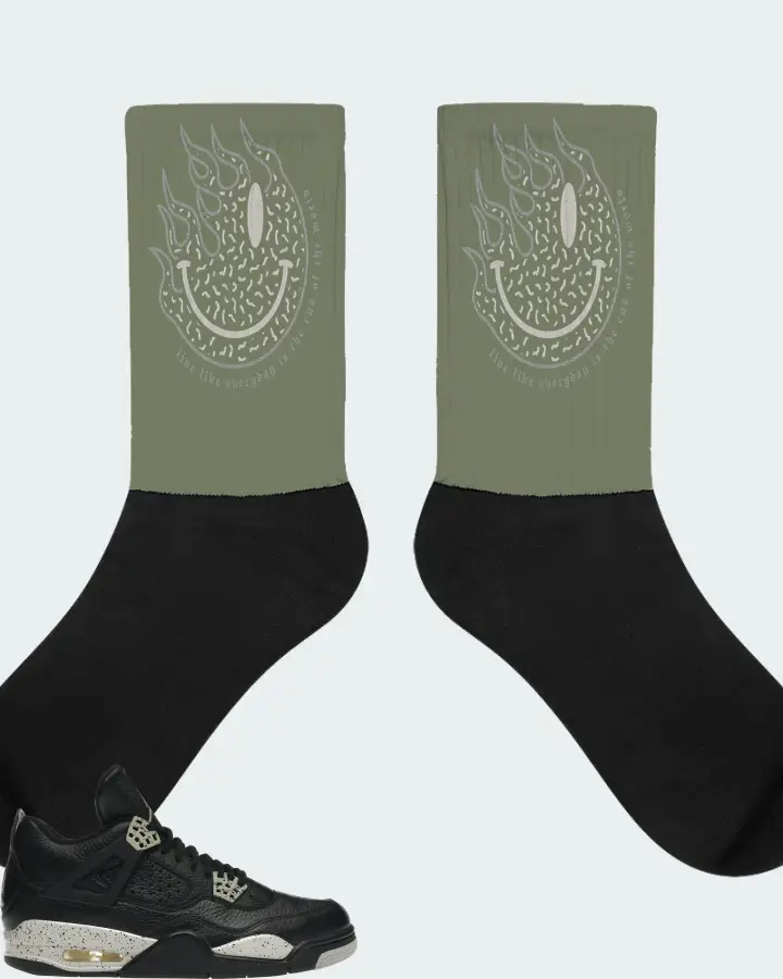 Socks in Olive