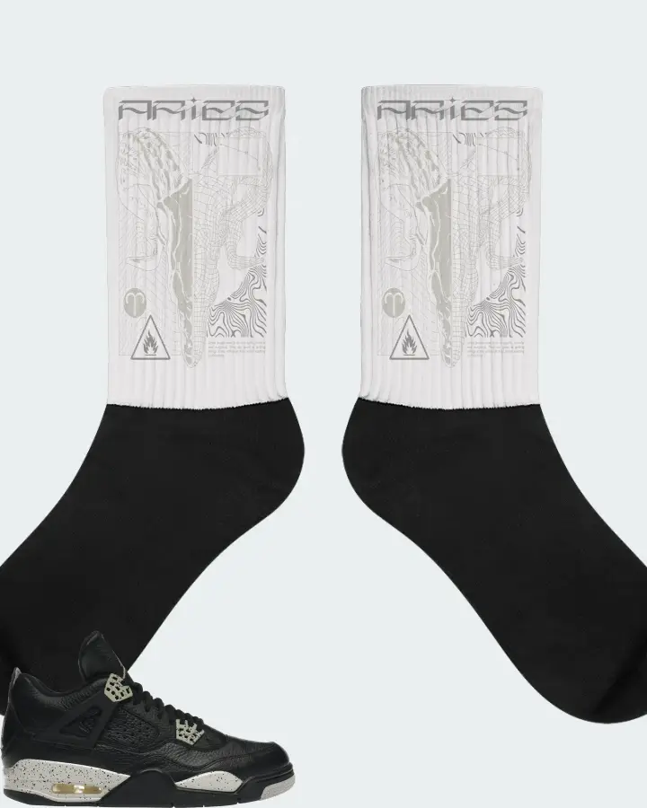 Socks in White