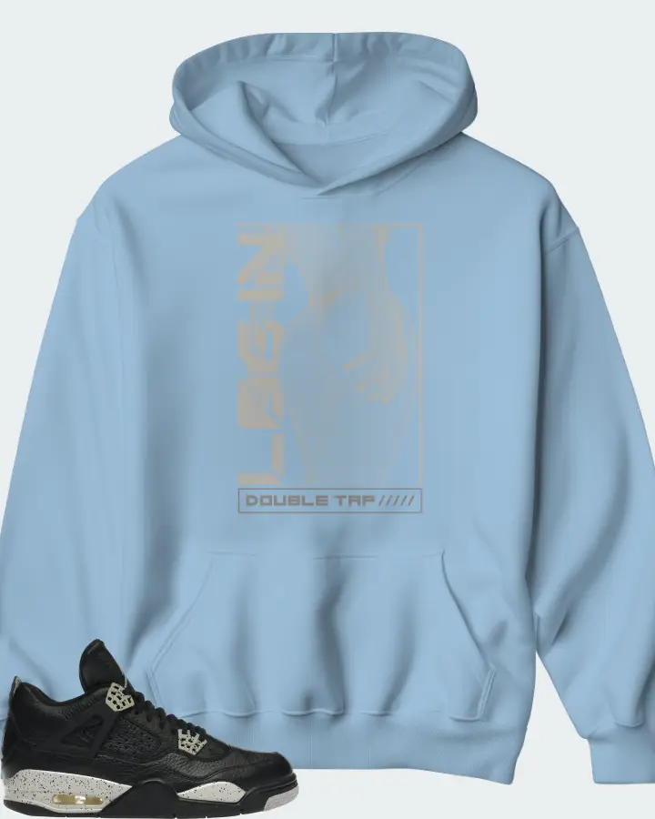 Hoodie in Carolina Blue