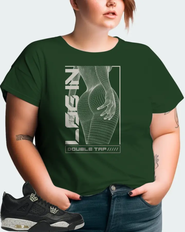 Jordan 4 Retro Sneaker Matching Forest T-Shirt (LOGIN) - View 11