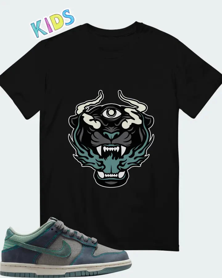 Nike Dunk Low LV8 GS Pencil Point Mineral Slate Obsidian Matching Kid's T-Shirt