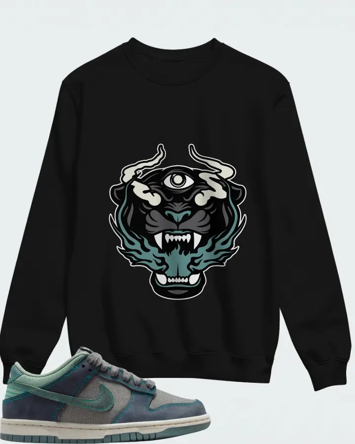 Nike Dunk Low LV8 GS Pencil Point Mineral Slate Obsidian Matching Sweatshirt