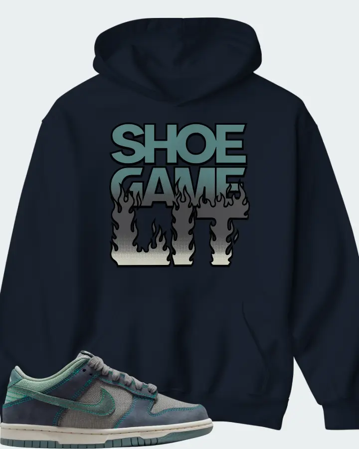 Nike Dunk Low LV8 GS Pencil Point Mineral Slate Obsidian Matching Hoodie