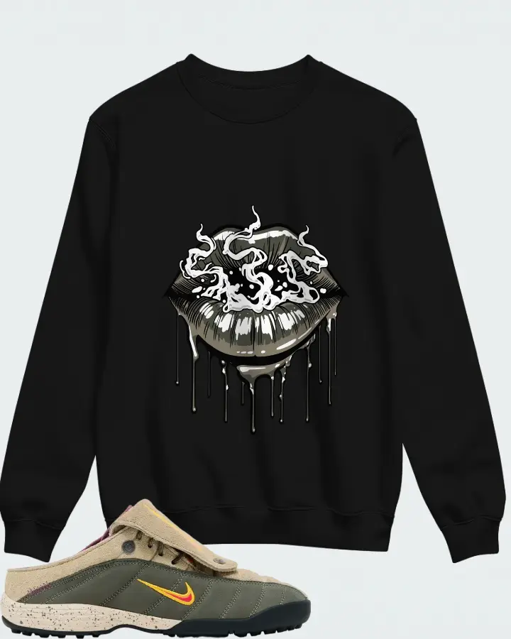 Kids Of Immigrants x Nike T-90 Mule Khaki University Gold Matching Sweatshirt