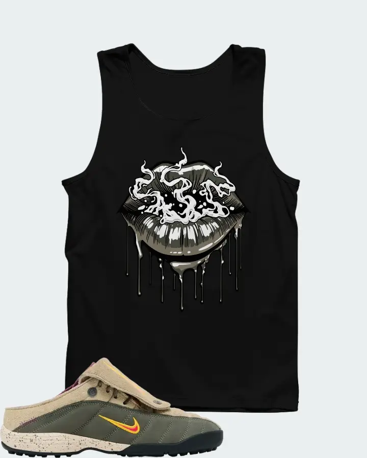 Kids Of Immigrants x Nike T-90 Mule Khaki University Gold Matching Tank Top