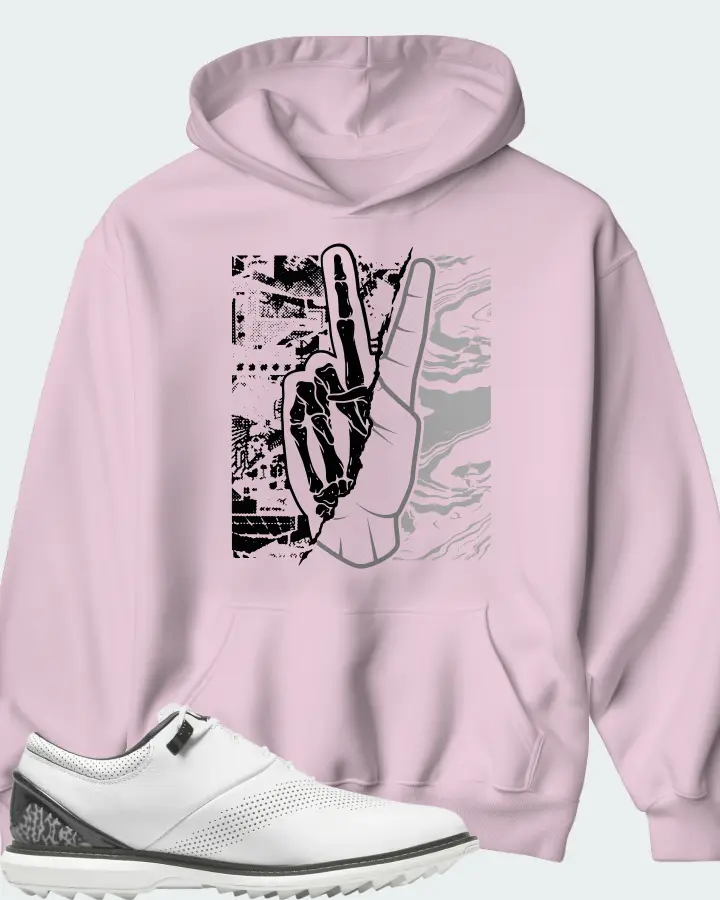 Jordan ADG 4 Golf Sneaker Matching Pink Hoodie - Peace of mind