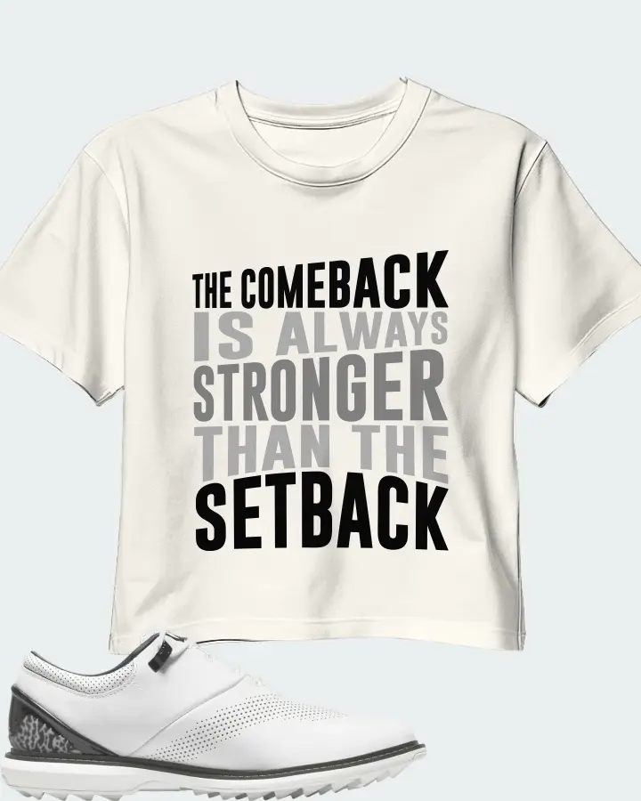 Jordan ADG 4 Golf Sneaker Matching Ecru White Crop Top - The Comeback
