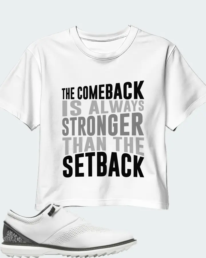 Jordan ADG 4 Golf Sneaker Matching White Crop Top - The Comeback
