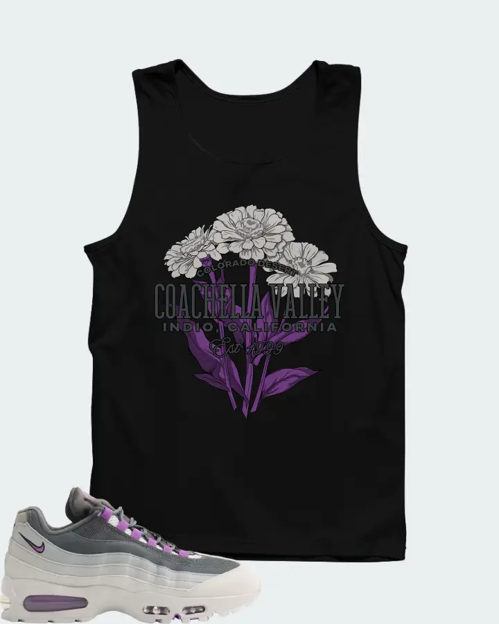 Nike Air Max 95 Big Bubble - Photo Dust Bright Violet Matching Tank Top