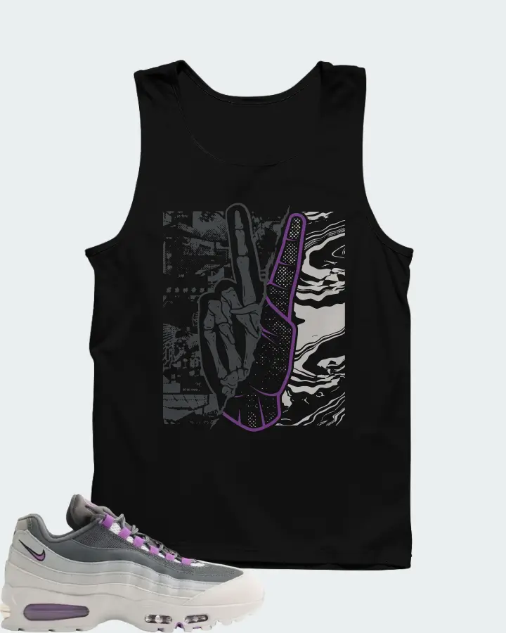Nike Air Max 95 Big Bubble - Photo Dust Bright Violet Matching Tank Top