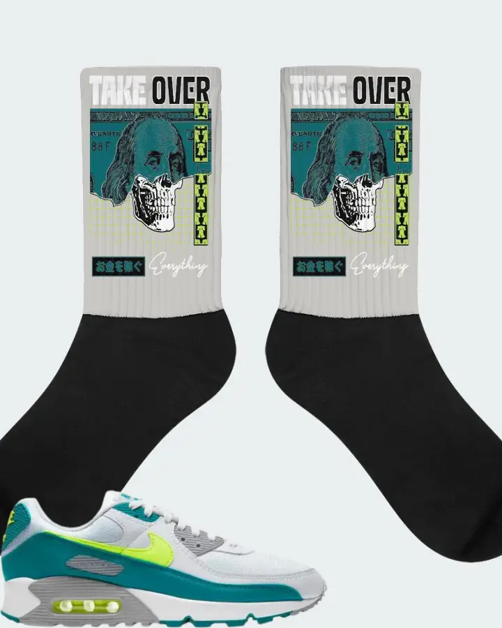Nike Air Max 3 Sneaker Matching Grey Socks - Take Over