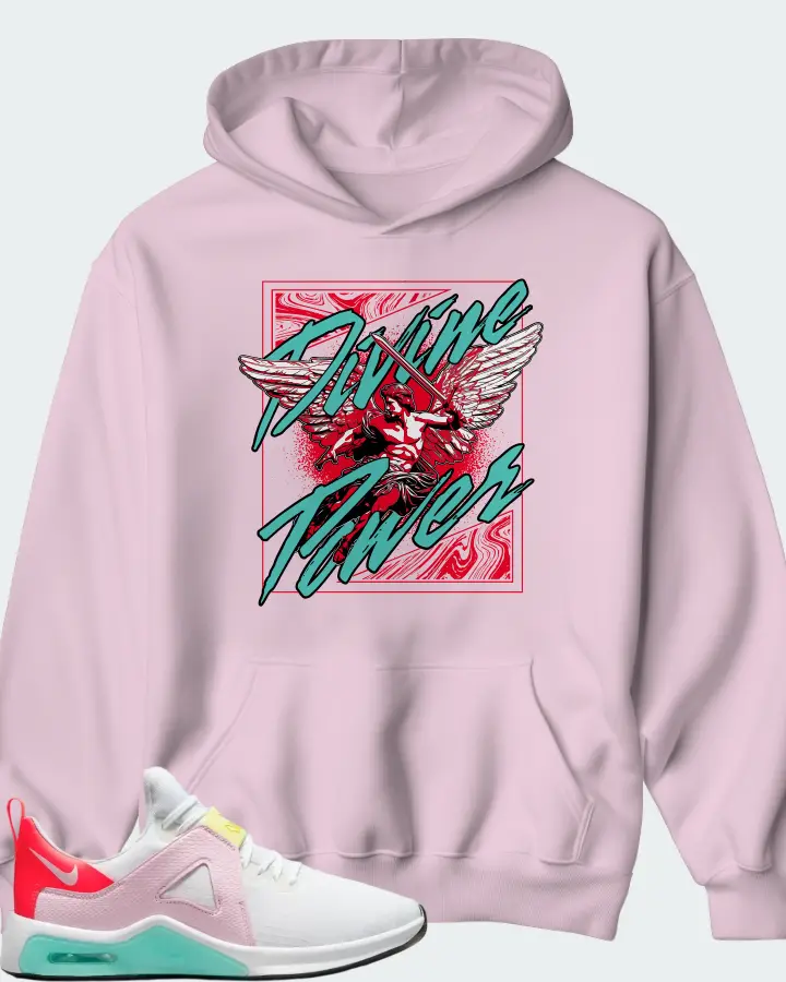 Nike Air Max Bella TR5 White Crimson Pink Foam Matching Hoodie