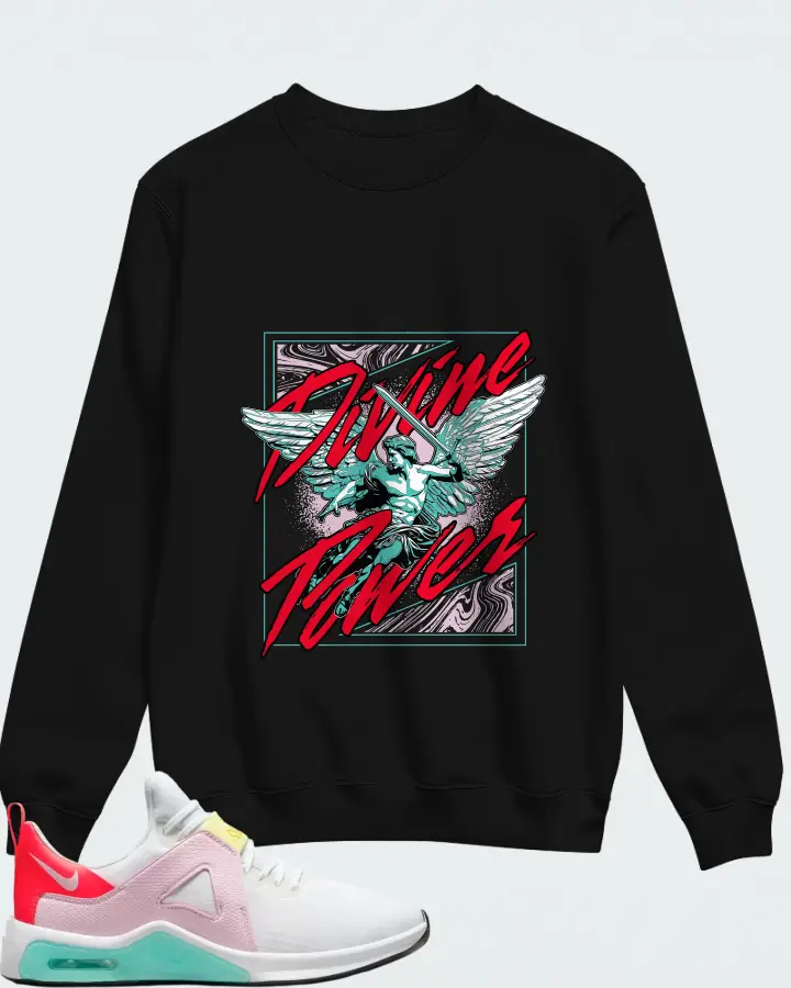 Nike Air Max Bella TR5 White Crimson Pink Foam Matching Sweatshirt