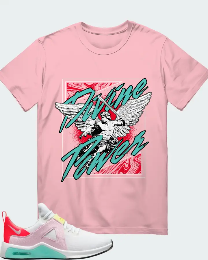 Nike Air Max Bella TR5 White Crimson Pink Foam Matching T-Shirt