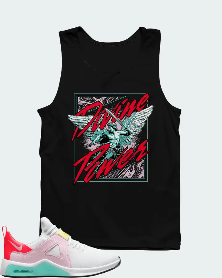 Nike Air Max Bella TR5 White Crimson Pink Foam Matching Tank Top