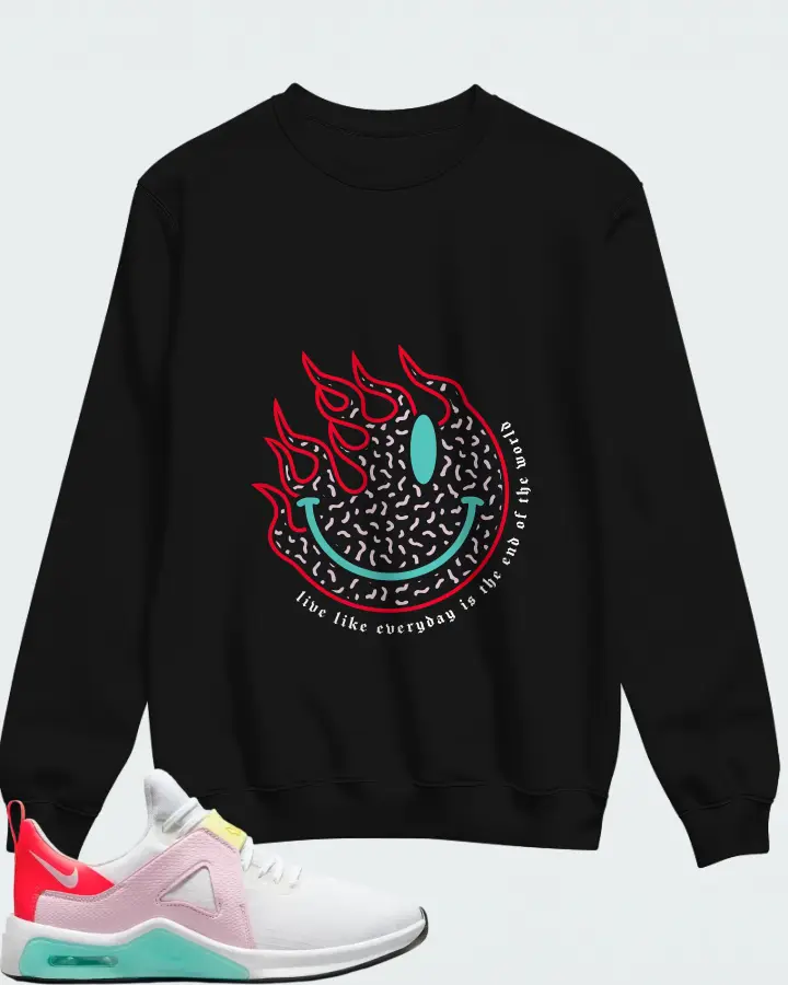 Nike Air Max Bella TR5 White Crimson Pink Foam Matching Sweatshirt
