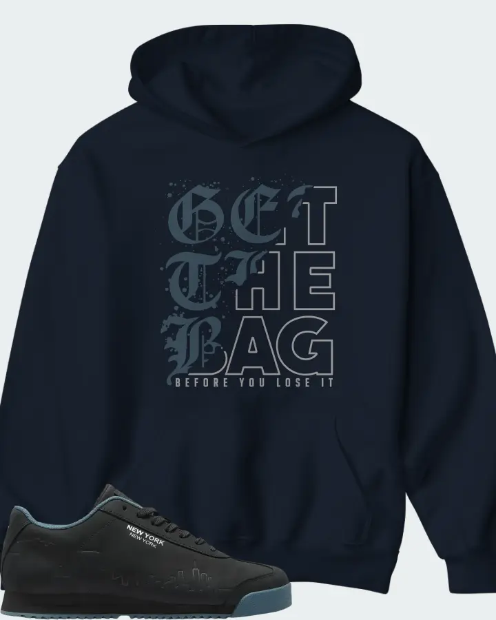 Puma Roma NYC Flagship - Black Grey Skies Skyline Matching Hoodie