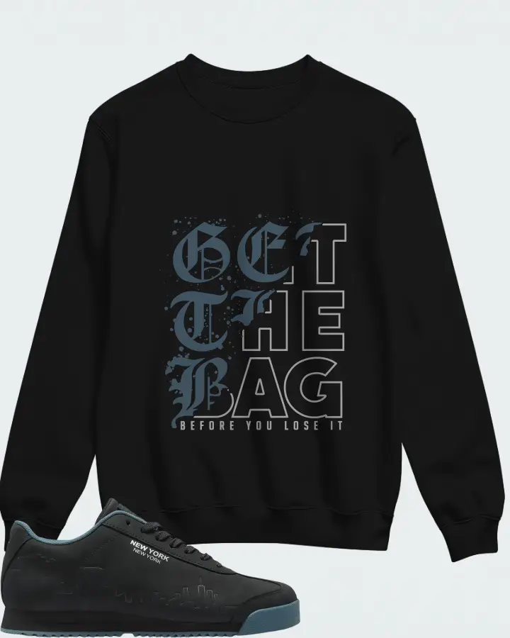 Puma Roma NYC Flagship - Black Grey Skies Skyline Matching Sweatshirt