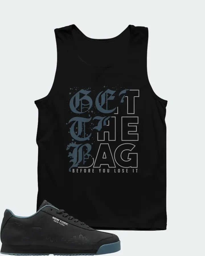 Puma Roma NYC Flagship - Black Grey Skies Skyline Matching Tank Top