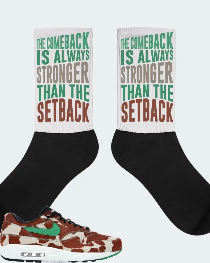 Nike Air Max 1 Sneaker Matching Socks - The Comeback